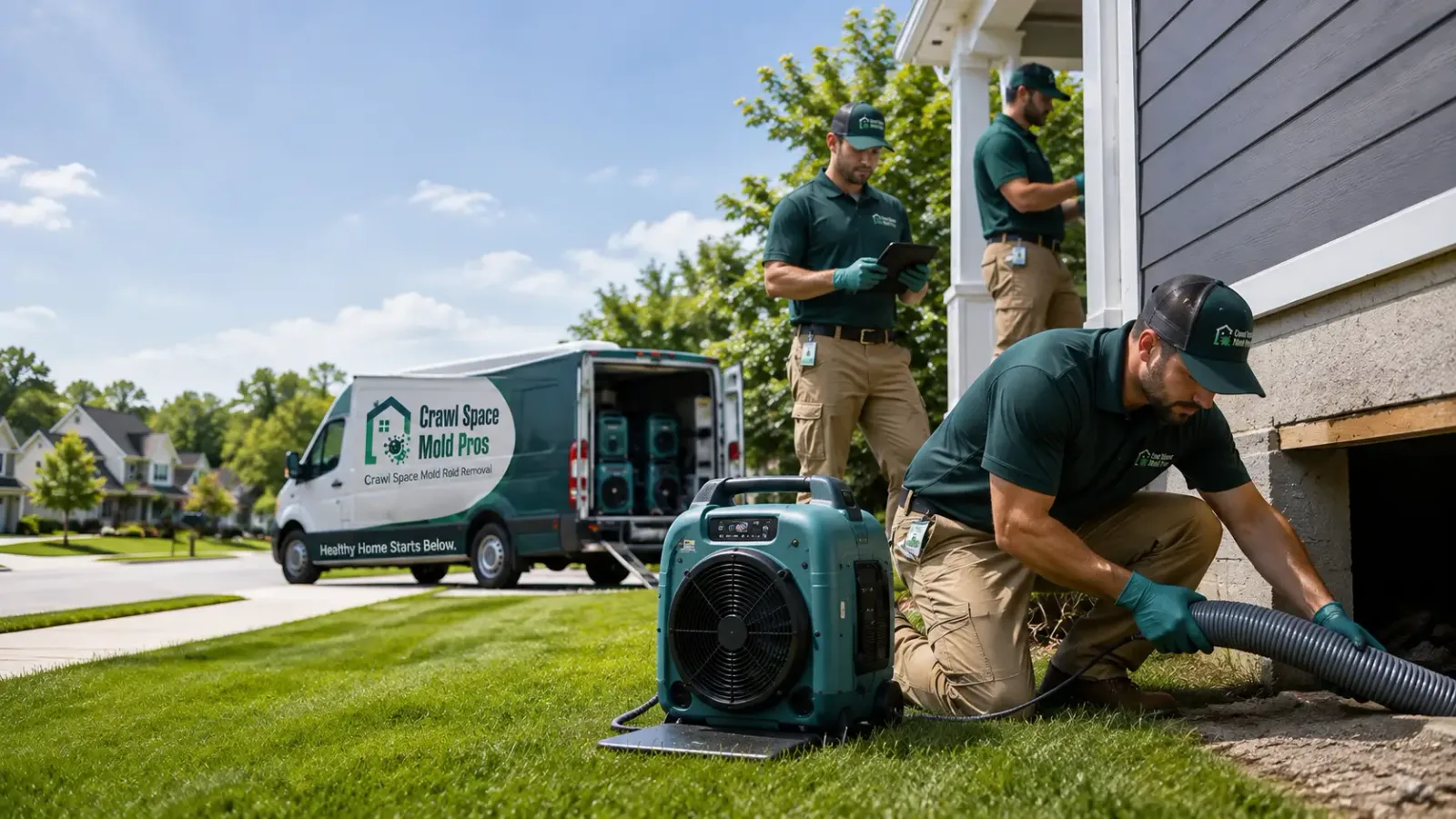 Crawl Space Mold Removal in Keisterville, PA